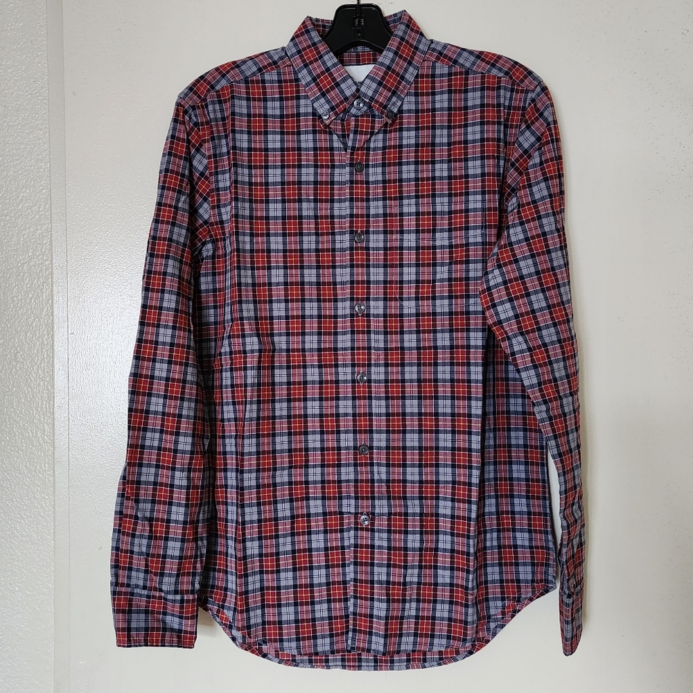 American Eagle Plaid Button Up Shirt